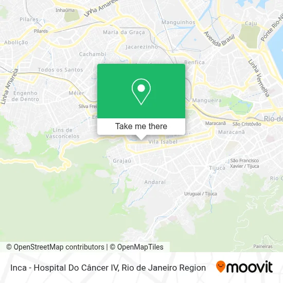 Inca - Hospital Do Câncer IV map