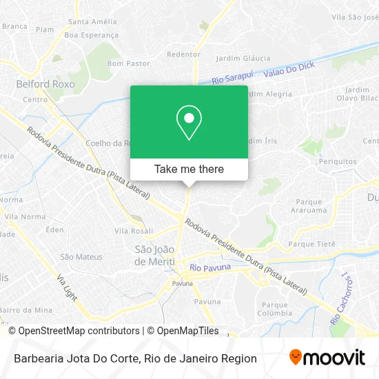 Barbearia Jota Do Corte map