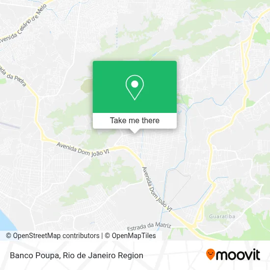 Banco Poupa map