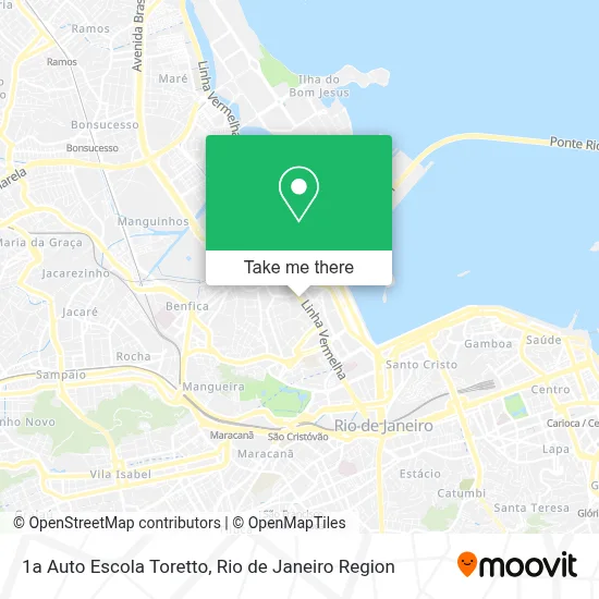 1a Auto Escola Toretto map