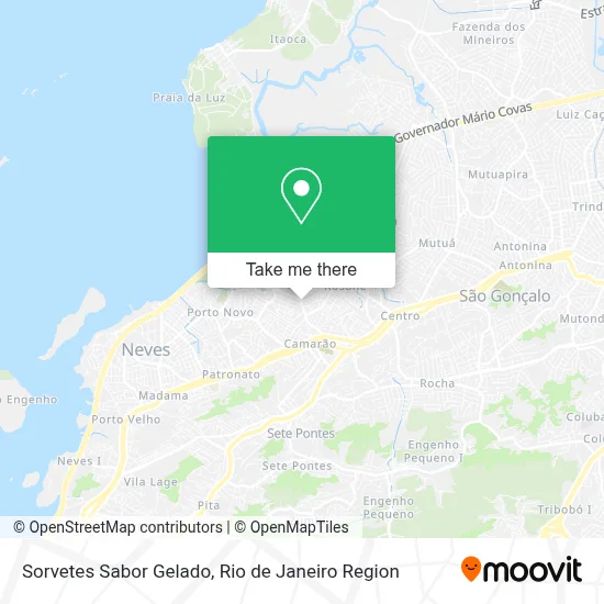 Sorvetes Sabor Gelado map