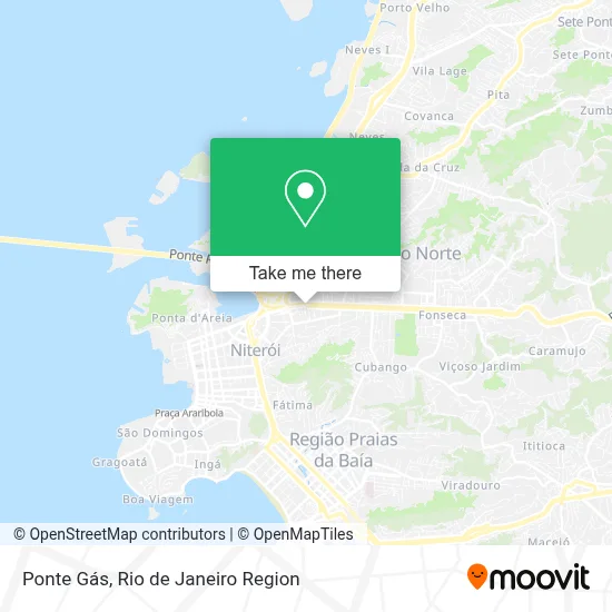 Ponte Gás map