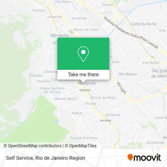 Self Service map