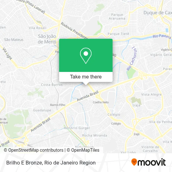 Brilho E Bronze map