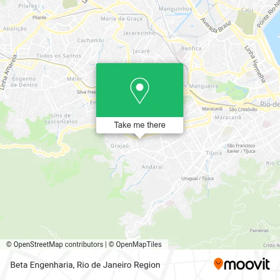 Beta Engenharia map