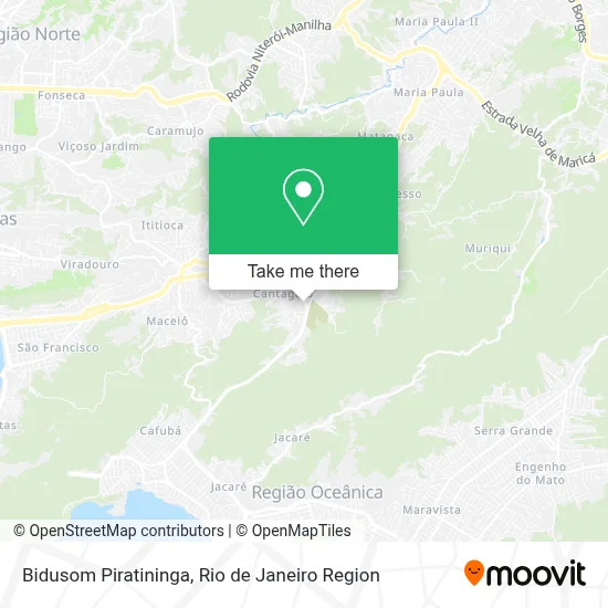 Bidusom Piratininga map