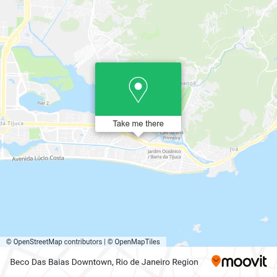 Beco Das Baias Downtown map