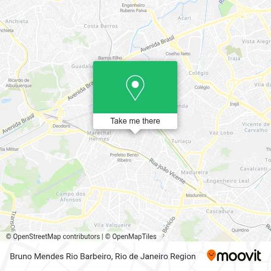 Bruno Mendes Rio Barbeiro map