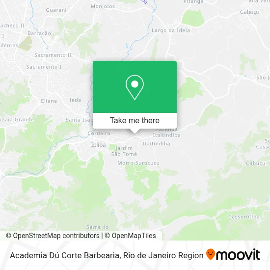 Academia Dú Corte Barbearia map