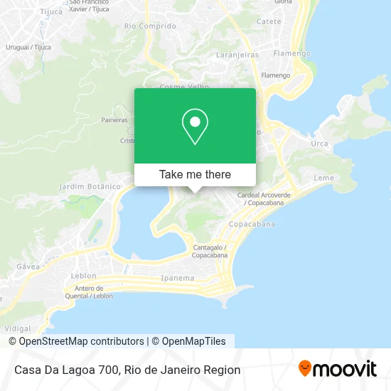 Casa Da Lagoa 700 map