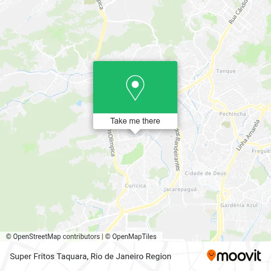 Super Fritos Taquara map