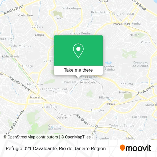 Refúgio 021 Cavalcante map