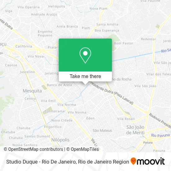 Studio Duque - Rio De Janeiro map