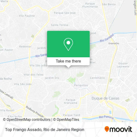 Top Frango Assado map