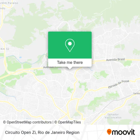 Circuito Open Zi map