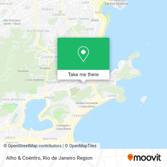 Alho & Coentro map