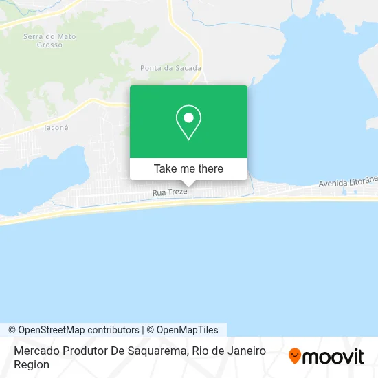Mercado Produtor De Saquarema map
