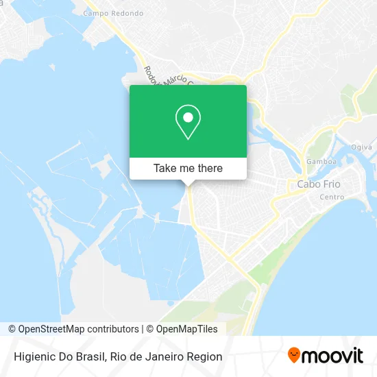 Higienic Do Brasil map