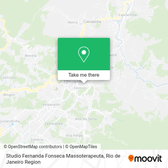 Studio Fernanda Fonseca Massoterapeuta map
