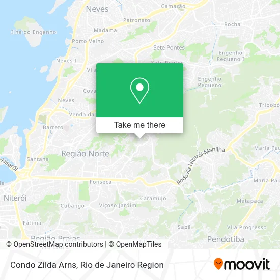 Condo Zilda Arns map