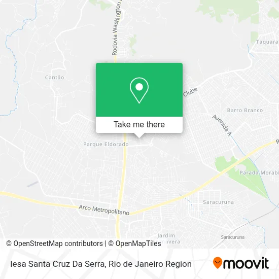 Iesa Santa Cruz Da Serra map