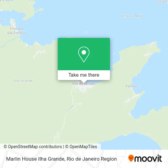 Marlin House Ilha Grande map