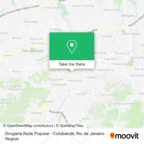 Drogaria Rede Popular - Colubandê map