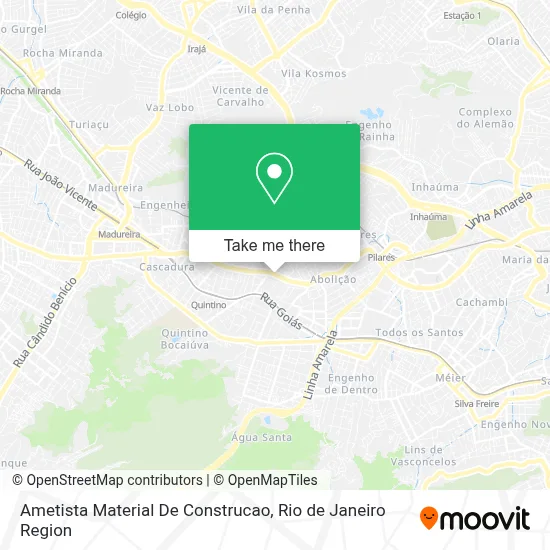 Ametista Material De Construcao map