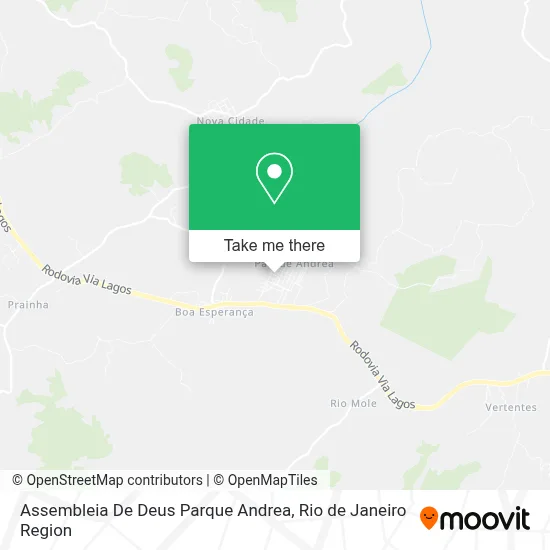 Assembleia De Deus Parque Andrea map