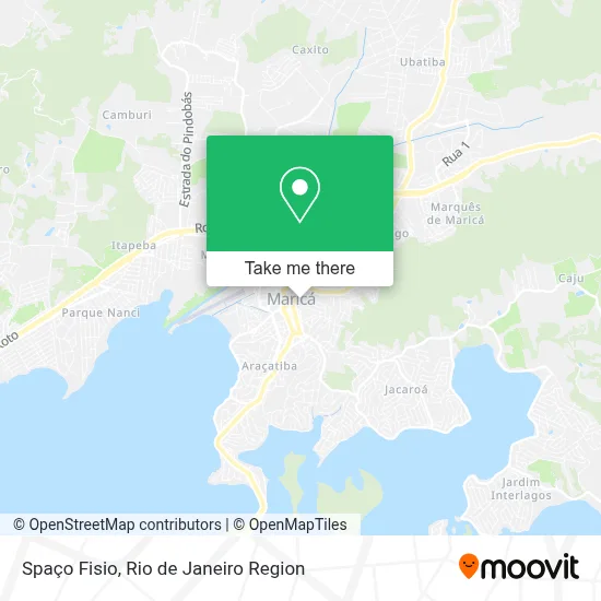 Spaço Fisio map