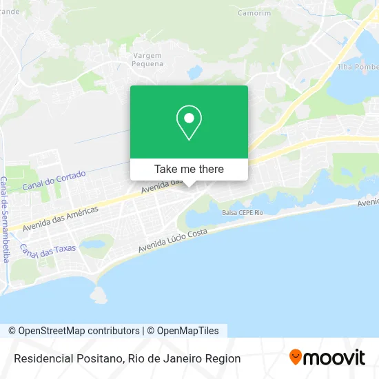 Residencial Positano map