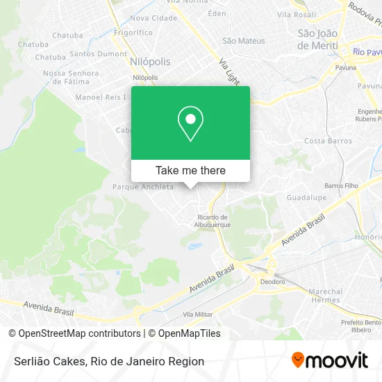 Serlião Cakes map