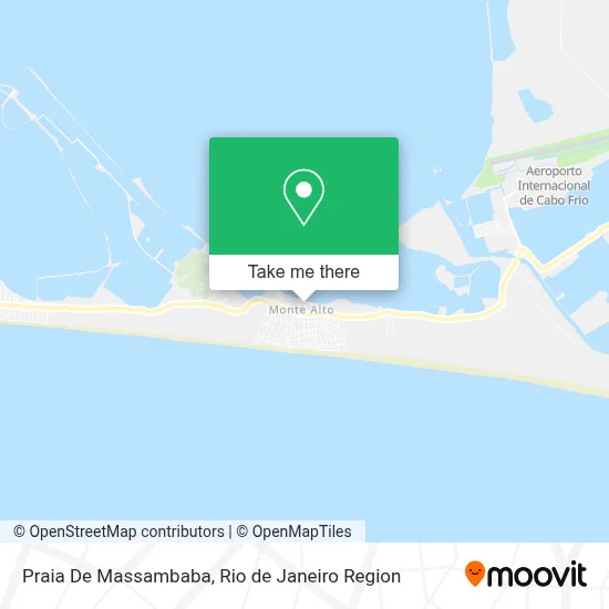 Praia De Massambaba map
