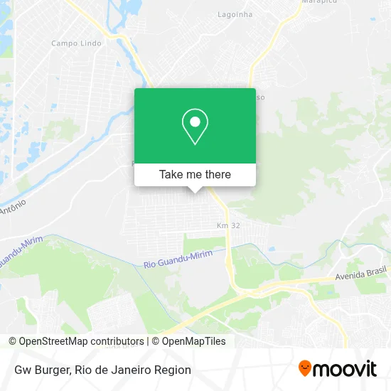 Gw Burger map