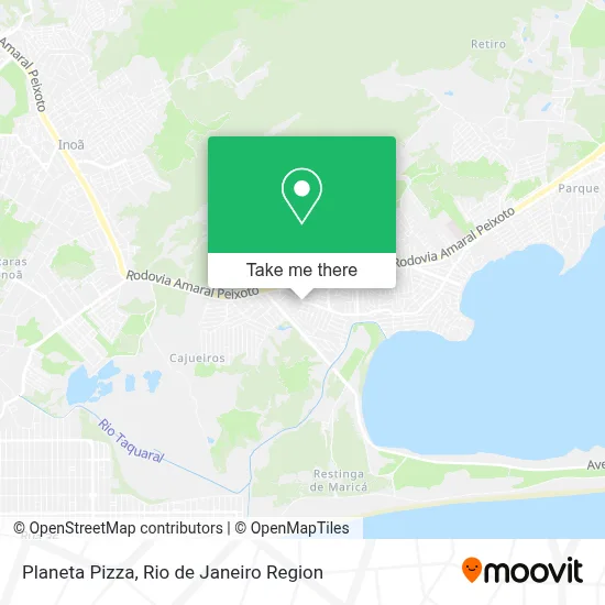 Planeta Pizza map