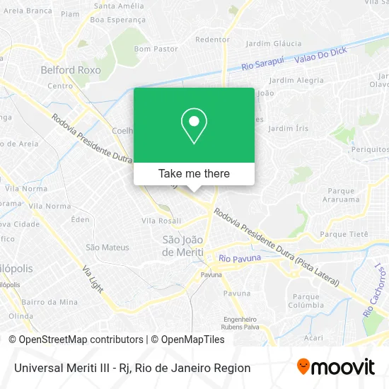 Universal Meriti III - Rj map