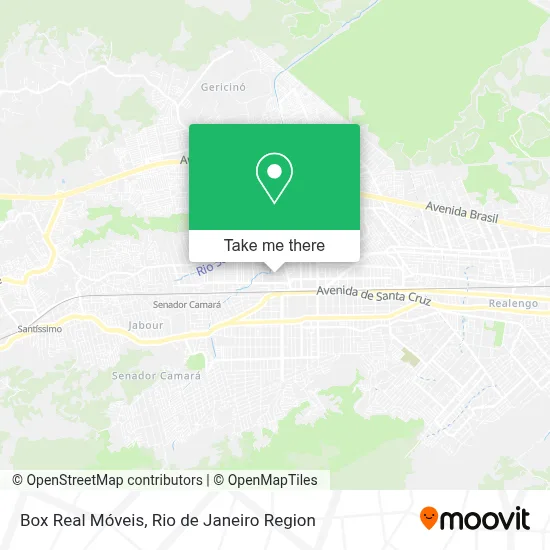 Box Real Móveis map