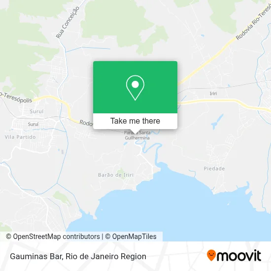Gauminas Bar map