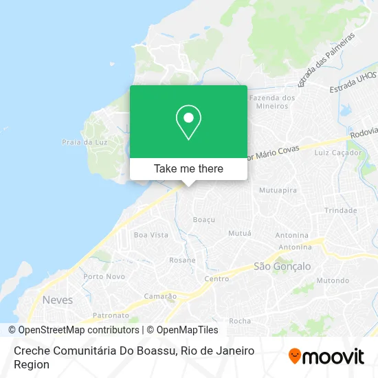 Creche Comunitária Do Boassu map