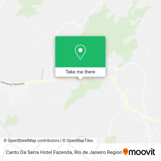 Canto Da Serra Hotel Fazenda map