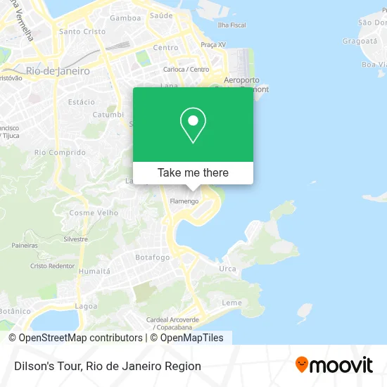 Dilson's Tour map