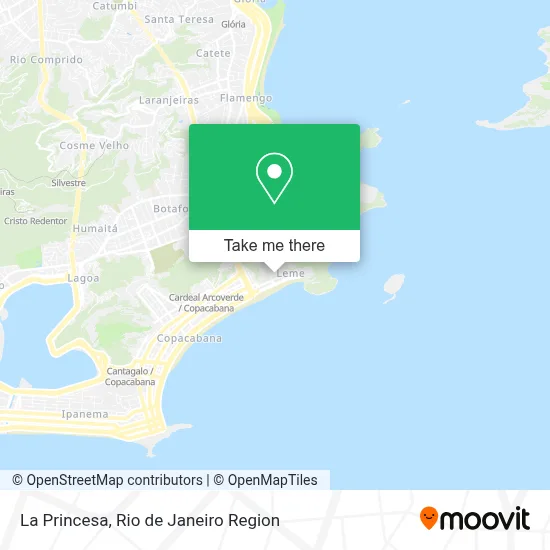 La Princesa map