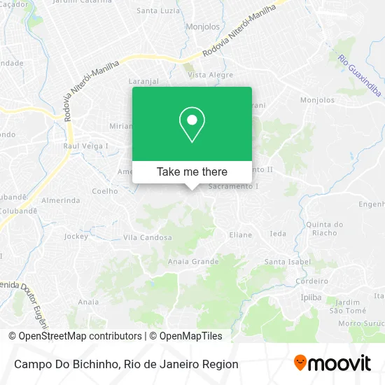 Campo Do Bichinho map