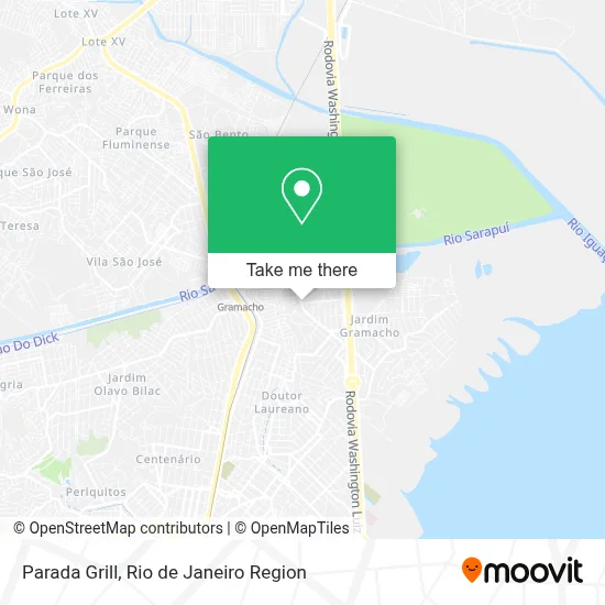 Parada Grill map