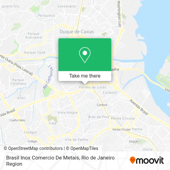 Brasil Inox Comercio De Metais map
