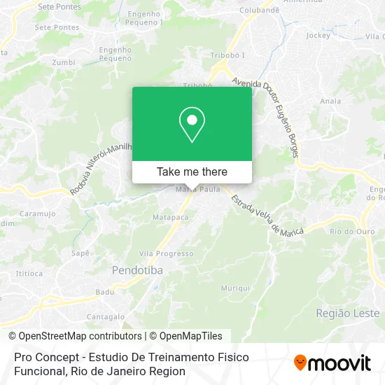 Pro Concept - Estudio De Treinamento Fisico Funcional map