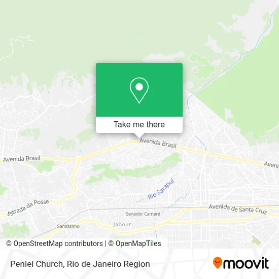 Peniel Church map
