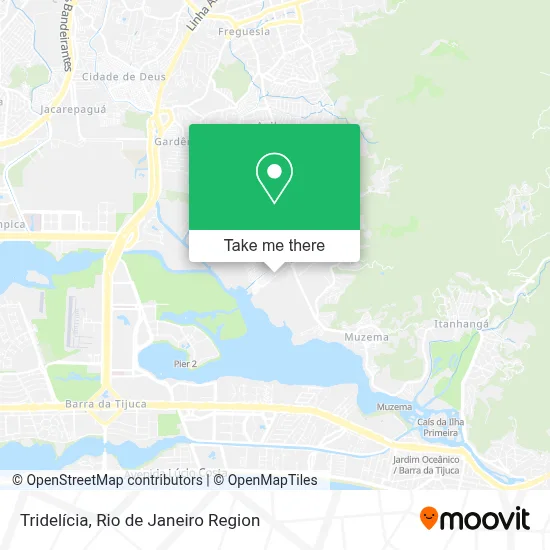 Tridelícia map