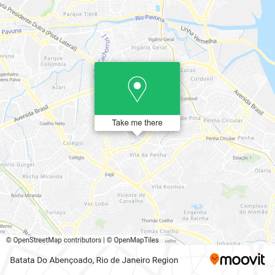 Batata Do Abençoado map