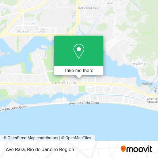 Ave Rara map